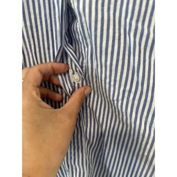 Anthropologie Rails Banker Strips with Pearls Button Down Size Small 1075 - Picture 6 of 13